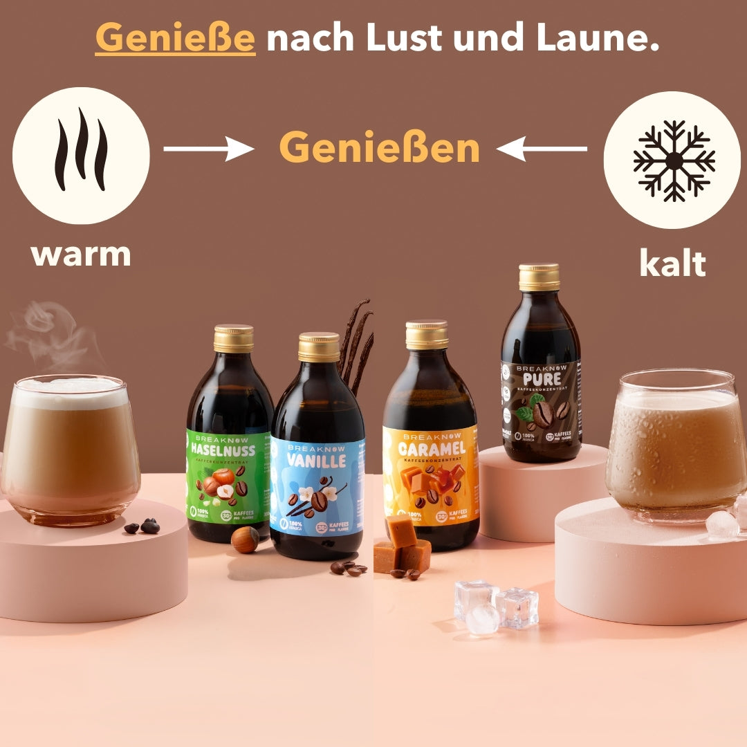 Haselnuss Latte Kaffeekonzentrat